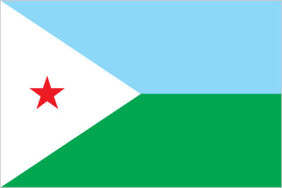 Djibouti Embassy Flag