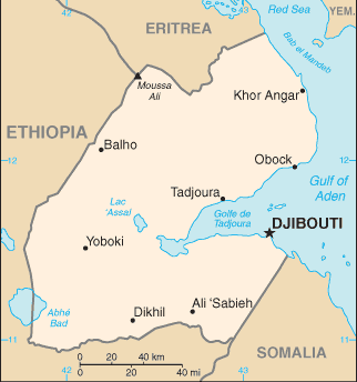 Djibouti Embassy Map