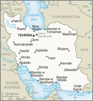 Iran Embassy Map
