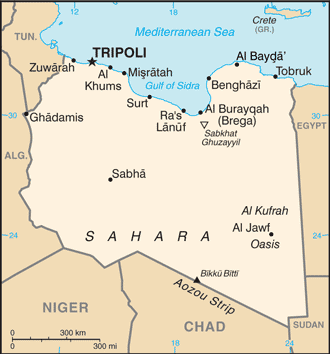 Libya Embassy Map