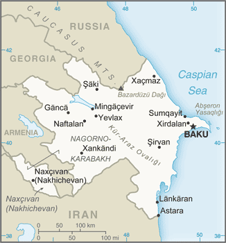 Azerbaijan Embassy Map