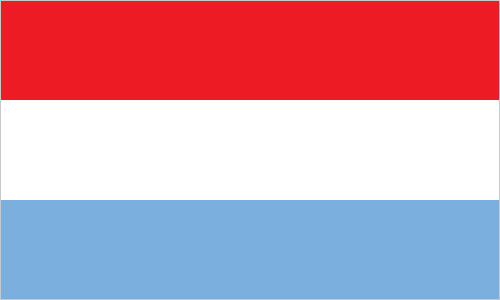 Luxembourg Embassy Flag