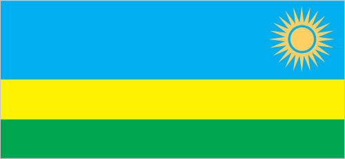 Rwanda Embassy Flag