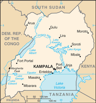 Uganda Embassy Map