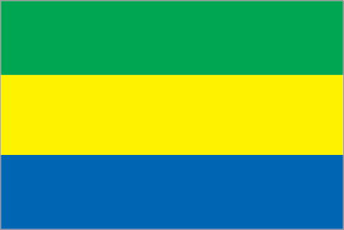 Gabon Embassy Flag