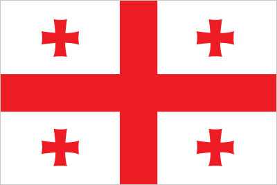 Georgia Embassy Flag