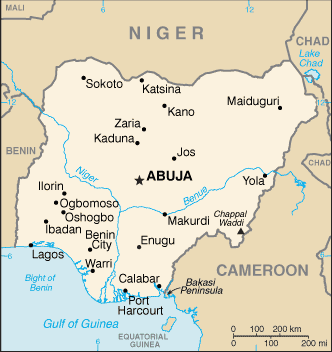 Nigeria Embassy Map