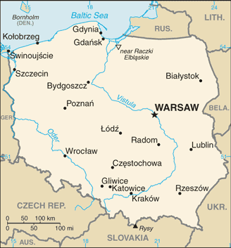 Poland Embassy Map