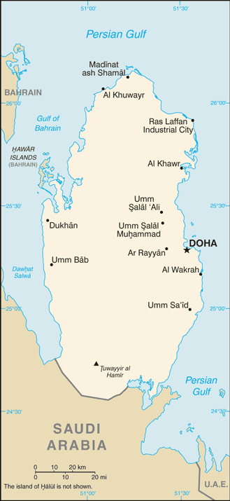 Qatar Embassy Map