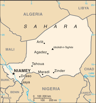 Embassy of the Republic of Niger - Residence Map