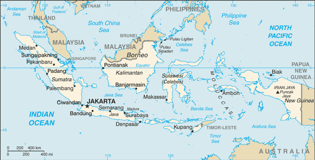 Indonesia Embassy Map