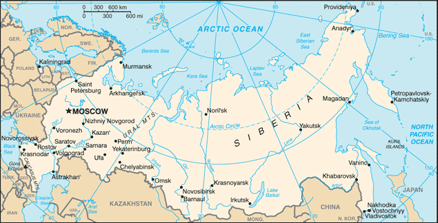 Russian Embassy Map