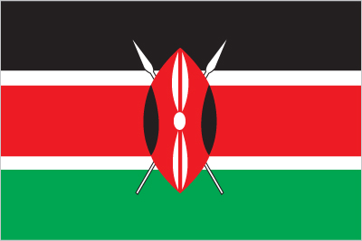 Kenya Embassy Flag