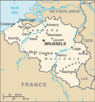 Belgium Embassy Map