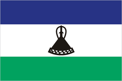 Lesotho Embassy Flag