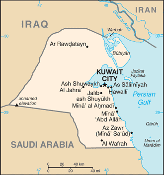 Embassy of Kuwait Map