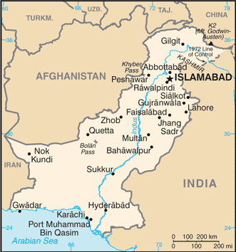 Pakistan Embassy Map