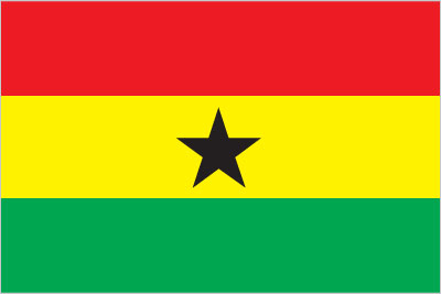 Ghana Embassy Flag